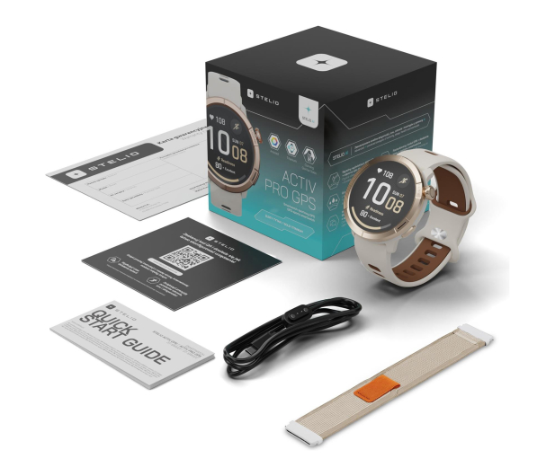 Stelio Activ Pro AI 46mm GPS Złoty - 1575966 - zdjęcie 8